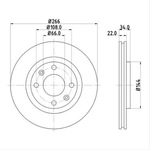 Piezas de fundición de disco de freno delantero de fábrica al por mayor para PEUGEOT 424916 - Product Image 5