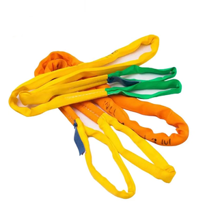 ラウンドダブルアイスリング加工荷重1-10T工場価格ソフトウェビングエンドレスウェビングスリングラウンドリフティングスリング - Product Image 2