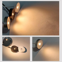 Installation en surface avec interrupteur Mini LED avec USB 5V Simple Plafonnier Cave à vin Lumière Downlight Ultra Mince 8mm Spot