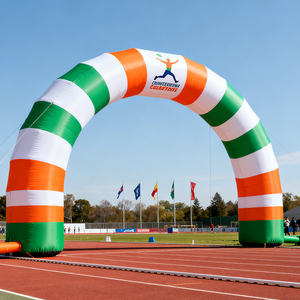 ترويج العلامة التجارية في الهواء الطلق نفخ النهاية قوس مخصص محكم نفخ قوس قوس بزاوية الإعلان - Product Image 4