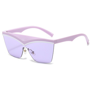 <span class=keywords><strong>Gafas</strong></span> <span class=keywords><strong>de</strong></span> <span class=keywords><strong>Sol</strong></span> <span class=keywords><strong>de</strong></span> moda personalizadas Unique Newest Women One Piece Lens Oversized Polygon Sunglasses - Product Image 4