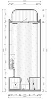 Maison capsule de luxe C5, maison préfabriquée modulaire avec balcon panoramique, système intelligent pour l'hébergement en glamping, hôtel, complexe hôtelier