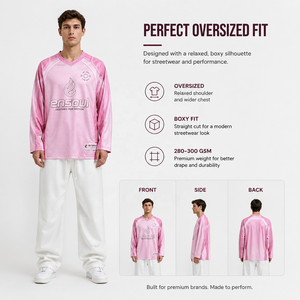 Maglia da Baseball Personalizzata OEM/ODM per Uomo, Traspirante, Taglie Grandi, con Stampa a Trasferimento Termico, 100% Poliestere, Colori e Loghi Personalizzabili - Product Image 2