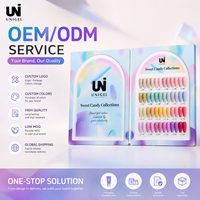 Vernis à ongles en gel de haute qualité, collection Sweet Candy, vente en gros OEM ODM personnalisée pour salon de manucure, prix direct usine, vernis à ongles en gel UV