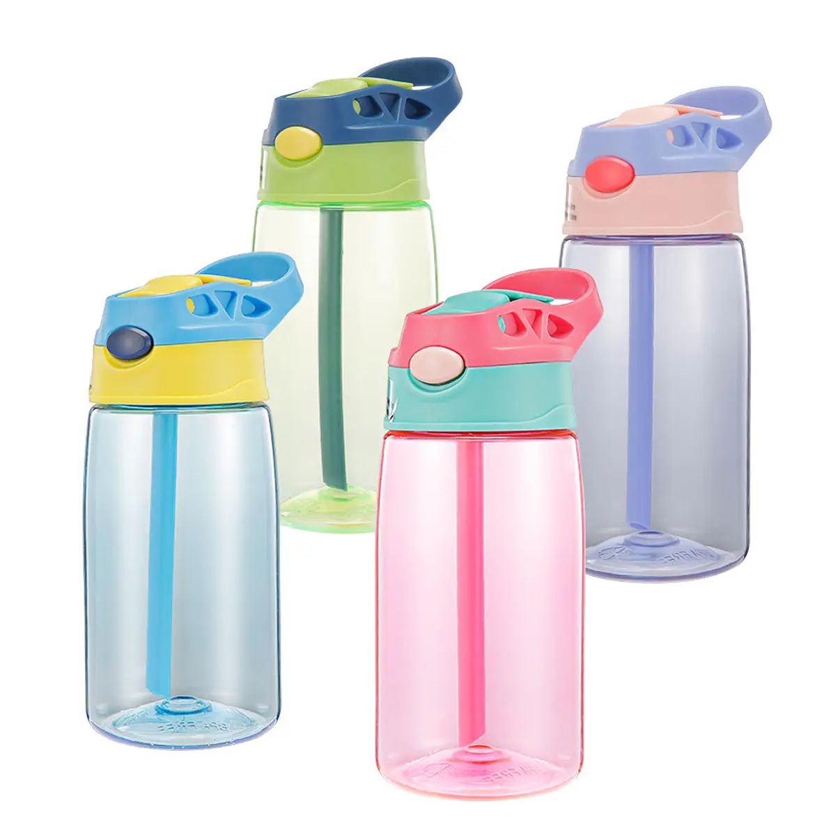 Best Selling Water Bottle Straw Cup Small Boy Creative Cartoon Water Bottles Fashion Water Bottle for Children