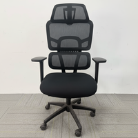 Chaise de bureau ergonomique en tissu de luxe pour PDG, fabricant et grossiste, chaise de bureau pour employés et dirigeants