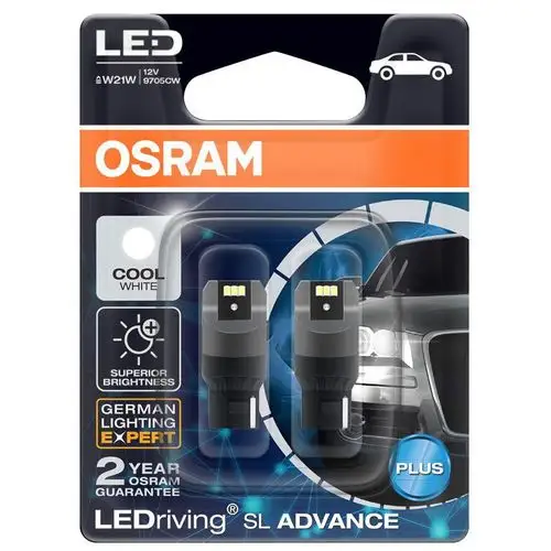 Best performance and quality of W21W replacement, LED bulbs for all cars. New arrival, produced by Osram