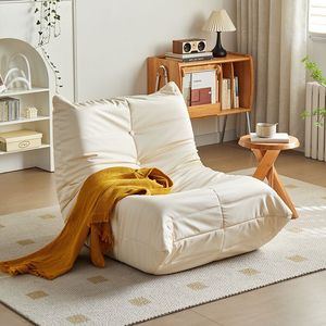 Sofá Puff en Forma de Oruga, Relleno de Espuma, Cómodo Sillón para Dormitorio, Balcón, Sala de Estar, Tatami - Product Image 1