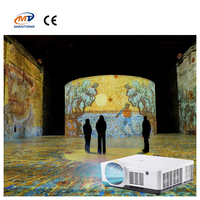 Projecteur holographique Exposition d'art numérique Expérience de projection immersive Projection de cartographie de sol mural immersif à 360 degrés
