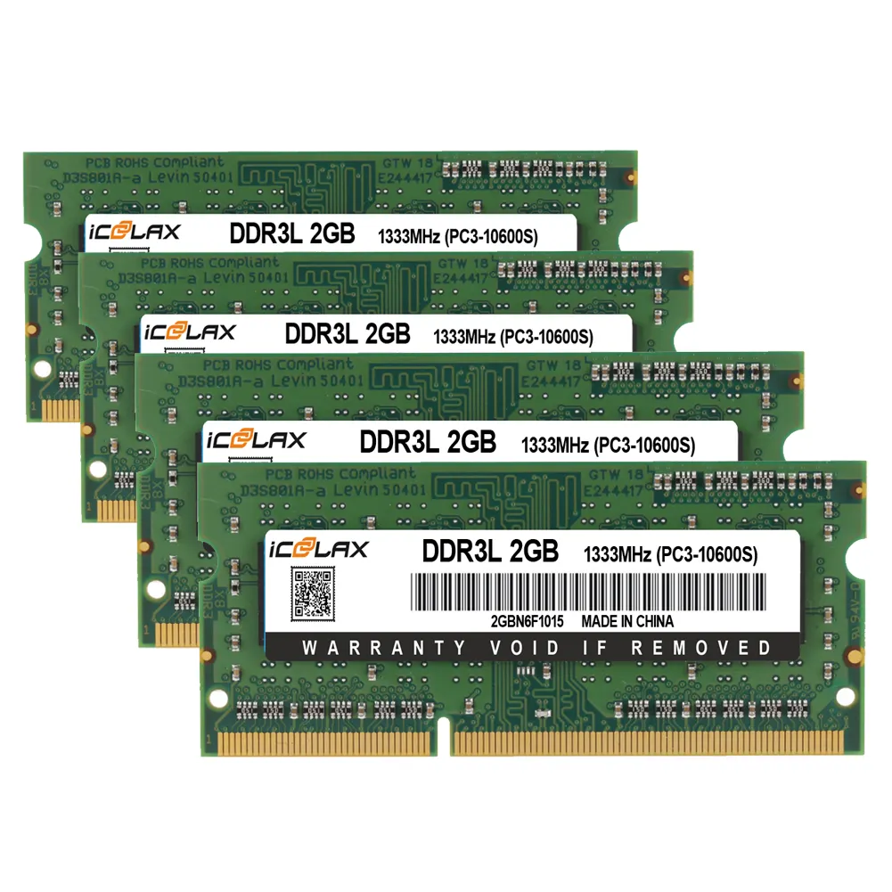 איקול מחברת ioolax d3 8 ג 'יגה PC3-12800S זיכרון זיכרון 1600mhz 2 ג' יגה-ב 4 ג 'יגה-בתים 1333 1.35v ddr3l