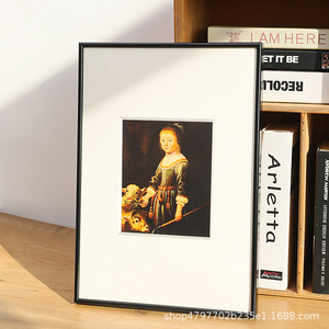 Cornice Portafoto da Parete in Lega di Alluminio con Passepartout Formato A3 e <span class=keywords><strong>Dimensioni</strong></span> Personalizzabili - Product Image 1