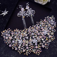 Mariée mariage coiffure strass cristal bandeau casque princesse mariée cheveux vigne peigne cheveux accessoires décoration