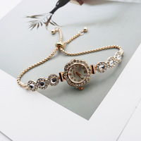 Montre à Quartz de luxe en direct pour femmes Bracelet en calcédoine bande en acier inoxydable ajusteur de corde de traction 9mm épaisseur du boîtier mouvement citoyen