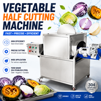 Industriële fruit- en groentesnijmachines met 1 jaar garantie voor sinaasappel, kiwi, kool, komkommer, ui, geschikt voor fabrieksgebruik