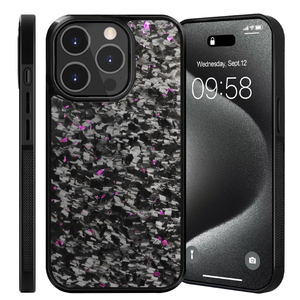 2025 lüks manyetik karbon Fiber Aramid tasarım ince kuru sert PC telefon kılıfı kapak iPhone 16 15 14 13 Pro Max - Product Image 1