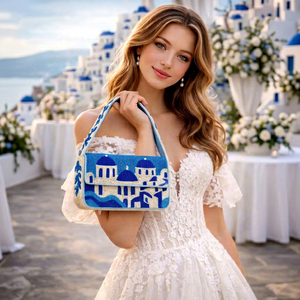 Bolso de Mano Bordado a Mano con Cuentas para Regalo de Moda y Colecciones de Boutique - Product Image 1