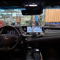 Radio Android de 12.3 Pulgadas con GPS, Navegación, Pantalla Táctil para Auto, Reproductor de DVD, Carplay para Lexus ES 2018-2021, Cámara de Reversa, Tablero