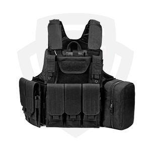 二重安全クイックリリースMolleシステムナイロン/ポリエステル戦術プレートキャリアアーマーベスト刺しプルーフ - Product Image 1