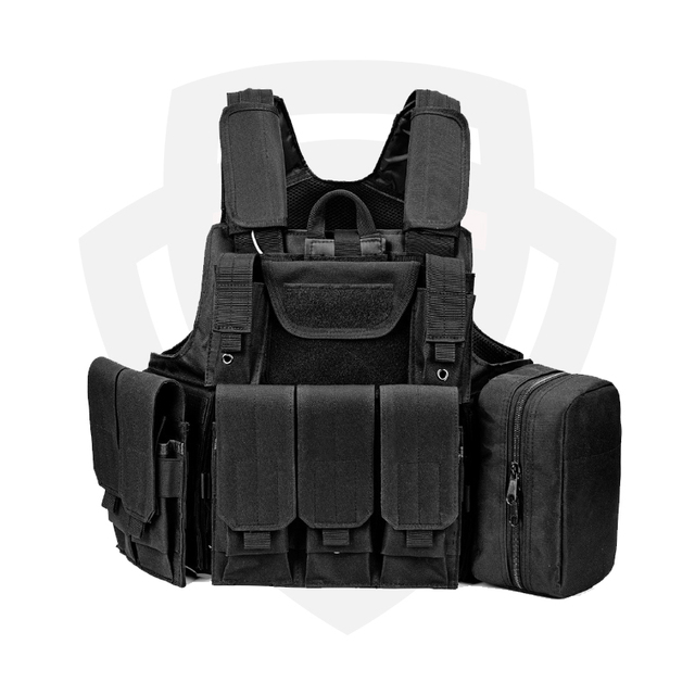 Double Safe Quick Release Molle System Nylon/Polyester Tactical Plate Carrier  Vest Stab Proof