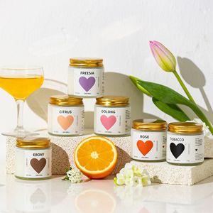 Bougie parfumée en forme de cœur pour la fête des mères, en gros, parfum d'ambiance pour la maison, ornement décoratif, sans fumée, en cire de soja - Product Image 3