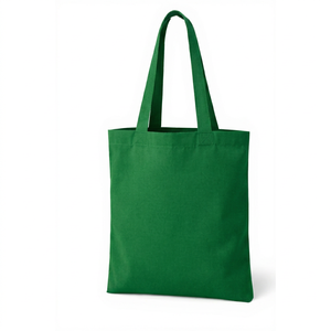 Bolsa de compras de lona de algodón con impresión de logotipo personalizada, plegable, resistente, reutilizable, con asas, para regalos. - Product Image 3