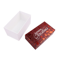 Boîte cadeau rigide en papier pour foulard en soie haut de gamme avec logo personnalisé, boîte cadeau avec couvercle et base pour l'emballage de vêtements