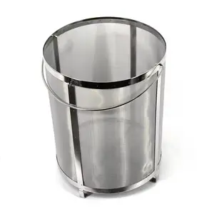 200 300 Micron Filter Stainless Steel Mesh Hop Filter for Home Beer Brewing Kettle