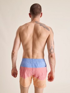 Vente en gros short de bain de plage à poches latérales à séchage rapide personnalisé maillots de bain slip imprimé grande taille pour hommes - Product Image 2