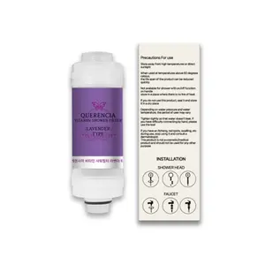Güçlü C vitamini duş temizleyici su filtreleme sistemi sert su yumuşatılmış Querencia vitamini duş filtresi