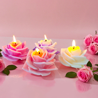 Moule à gâteau en silicone en forme de rose, qualité alimentaire, antiadhésif, pour pâtisserie, DIY, fondant, chocolat, décoration de desserts, cadeau créatif pour la Saint-Valentin