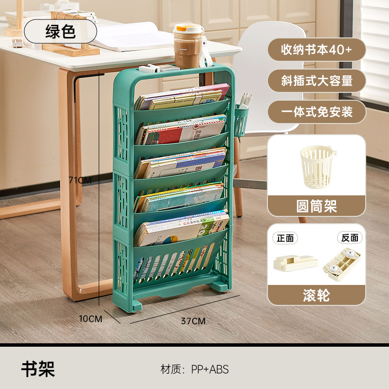 Versión mejorada: marco cilíndrico verde con ruedas.