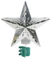 KSWING LED Decoración Luz estrella copo de nieve proyector con batería o enchufe opción festivo árbol de Navidad y estilo de cadena