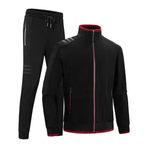 Conjunto de Jersey ajustado personalizado para hombre, ropa deportiva de alta calidad, chándal de sublimación, chándal informal para gimnasio, Yoga y trotar