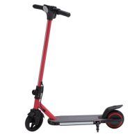 Trottinette électrique pour enfant, pliable, cadre en alliage d'aluminium, suspension avant de 6,5 pouces, vitesse intelligente de 16 km/h, capacité de charge de 70 kg