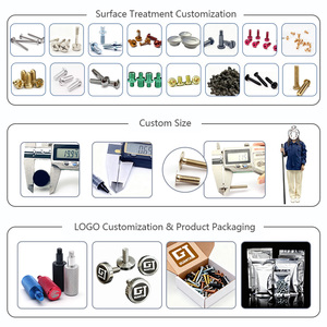 Tornillos de seguridad antirrobo de cabeza cuadrada con ranura oculta, métricos personalizados M3 M4 M5 M8 M9 M12, de acero inoxidable SS316 - Product Image 3