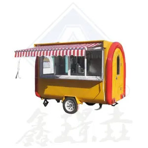 出售移动食品车中国定制设计街头食品车热狗货车销售