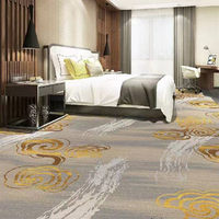 Tapis Axminster en mélange de laine et de nylon provenant d'une usine de tapis chinoise, tapis mur à mur pour chambre d'hôtel 5 étoiles