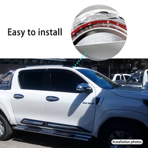 ชุดอุปกรณ์ตกแต่งคุณภาพสูง ประกอบด้วยมือจับประตู ฝาครอบโคมไฟหน้า ฝาครอบโคมไฟท้าย ฝาถังน้ำมัน และฝาครอบกระจกมองหลัง สำหรับรถยนต์โตโยต้า ไฮลักซ์ รีโว่ ปี 2016-2022 - Product Image 4