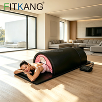 Lit de thérapie Fitkang entièrement personnalisé avec PEMF, infrarouge et ions négatifs, machine de thérapie PEMF FIR à ions négatifs, lit de thérapie par lumière rouge 5-en-1 pour spa