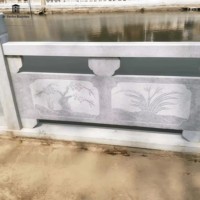 Изготовленный на заказ Гранит Натуральный Камень Речной забор сад декоративный камень мрамор балясины и рельсы