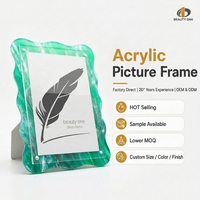 Fabrika Çıkışlı Akrilik Fotoğraf Çerçevesi Akrilik Manyetik Fotoğraf Çerçevesi Toptan Özel Logo UV Baskı OEM ODM Manyetik