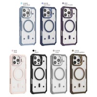 Coque antichoc TPU + PC antichoc pour téléphone portable 17 Pro Max Différentes marques Modèles magnétiques sans fil Couverture de téléphone