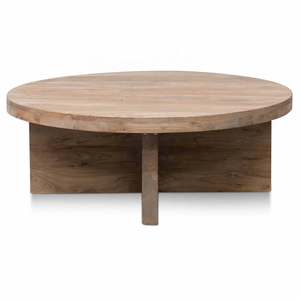 Mesa de Centro Moderna Minimalista de Madera para Sala de Estar, Mueble Decorativo - Product Image 1