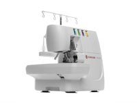 Machine à surjeter Singer S0105, 6 points intégrés, longueur et largeur de point réglables, bras libre et éclairage LED