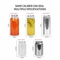 Máquina selladora de latas de jugo Manual comercial XEOLEO, máquina de sellado de botellas, mango de bebida, máquina de sellado de latas, plástico pequeño, 10KG, 55mm