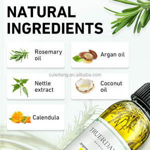 髪の成長のためのカスタム急速な有機天然ヘアオイル処理ハーブハーブ再成長オイル製品黒女性プライベートラベル - Product Image 6