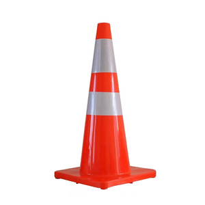 Top bán 70 cm linh hoạt PVC đường nón với băng phản chiếu an toàn sử dụng giao thông <span class=keywords><strong>Cone</strong></span> sản xuất - Product Image 5