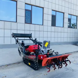 Sprüh geräte Landwirtschaft maschinen Ausrüstung Land grubber Rotations fräse Landwirtschaft licher Mini-Raupen traktor