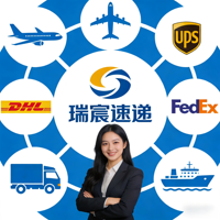 Transport de marchandises multimodal porte-à-porte de Yiwu et Shenzhen vers l'Algérie, le Maroc, l'Estonie, la Lituanie, le Chili via DHL/UPS/FedEx