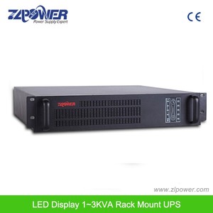 ZLPOWER Series 3000VA 2400W Single Phase Online UPS LCD+LED Display 2-Year Warranty Lead Acid Battery <b>Telecommunications</b> 0ms - Product Image 4